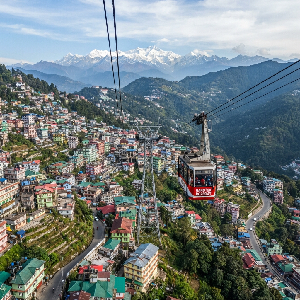Gangtok Ropeway Cable Car Aerial Ride
